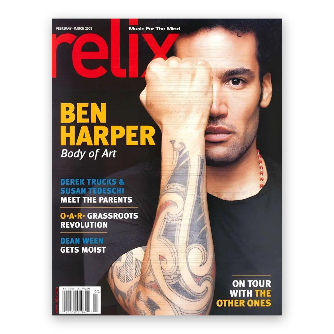 Ben Harper - February/March 2003 Relix Issue