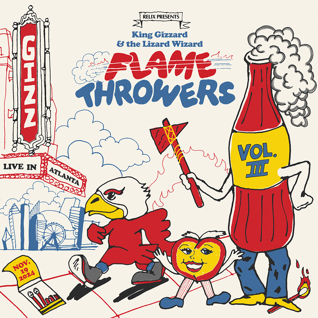King Gizzard & The Lizard Wizard – Flame Throwers: Volume 3 (Live in Atlanta 11/19/24 • Limited Edition 3-LP Vinyl)