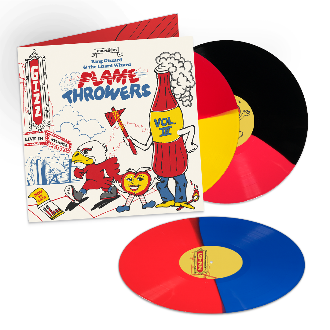 King Gizzard & The Lizard Wizard – Flame Throwers: Volume 3 (Live in Atlanta 11/19/24 • Limited Edition 3-LP Vinyl)
