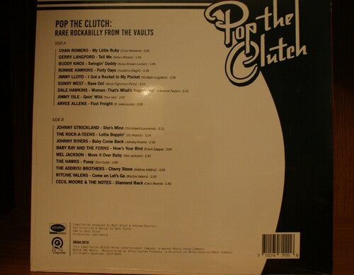 Various Artists - Various Artists - Pop The Clutch: Obscure Rockabilly From The Vaults