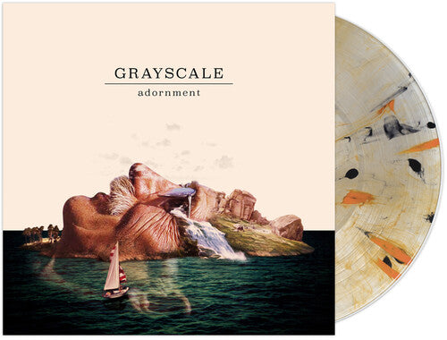 Grayscale - Grayscale - Adornment [Clear w/ Orange & Black Splatter]