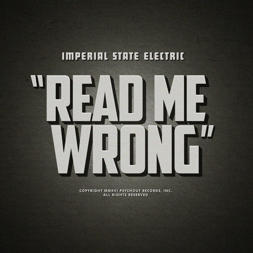 Imperial State Electric - Imperial State Electric - Read Me Wrong