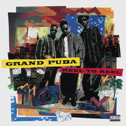 Grand Puba - Grand Puba - Reel to Reel [2LP Orange, Yellow & Blue Jay with White)