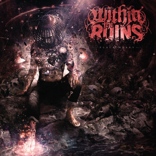 Within the Ruins - Within the Ruins - Black Heart (Opaque Apple Red & Opaque Silver)