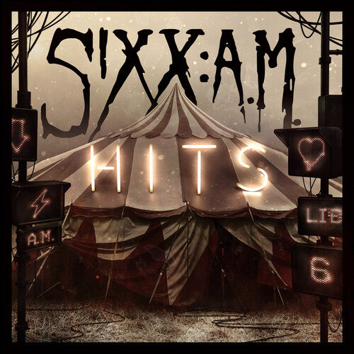 Sixx:a.M. - Sixx:a.M. - HITS [2LP Translucent Red with Black Smoke]