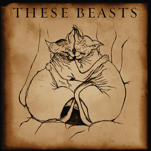 These Beasts - These Beasts - These Beasts (Clear Oxblood Aqua Splatter)