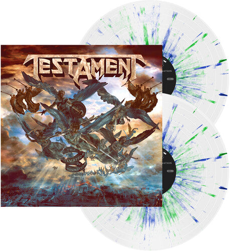 Testament - Testament - The Formation of Damnation (White w/ Blue & Green Splatter)