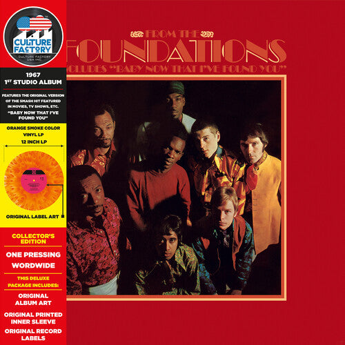 The Foundations - The Foundations - From The Foundations (Baby Now That I Found You) (Orange Smoke)