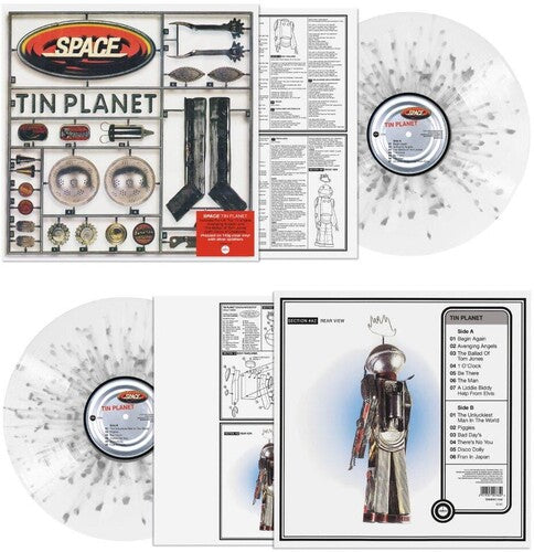 Space - Space - Tin Planet - 140-Gram Clear & Silver Splatter Colored Vinyl