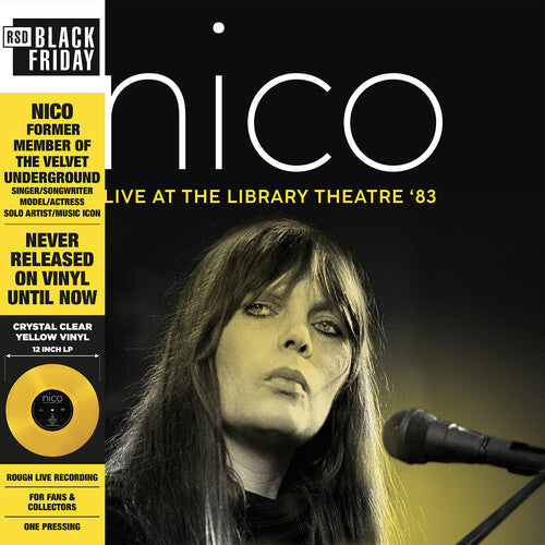 Nico - Nico - Live At The Library Theatre '83 [Clear Yellow]