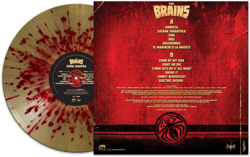The Brains - The Brains - Satana Tarantula - Gold/red Splatter