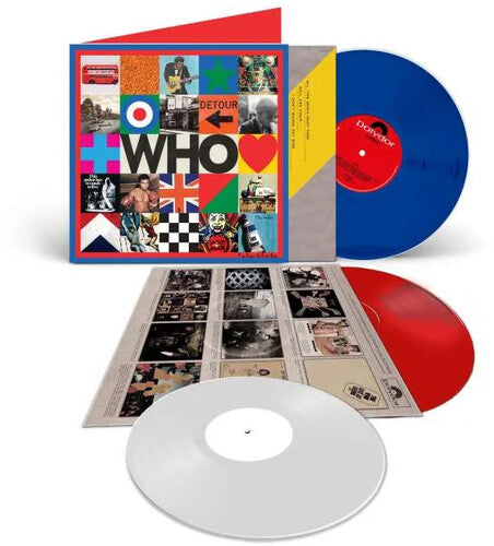 The Who - Who - Deluxe Edition includes 2LP's on Red & Blue Colored Vinyl with Bonus 10-Inch