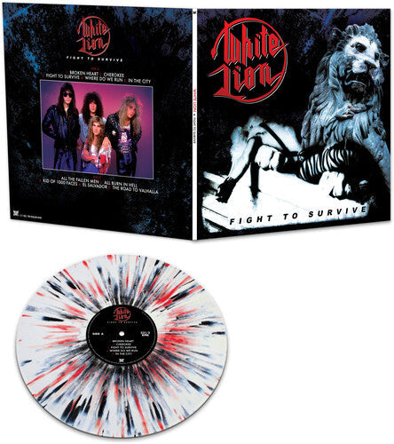 White Lion - White Lion - Fight To Survive [White/Black/Red Splatter]