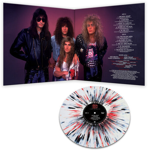 White Lion - White Lion - Fight To Survive [White/Black/Red Splatter]