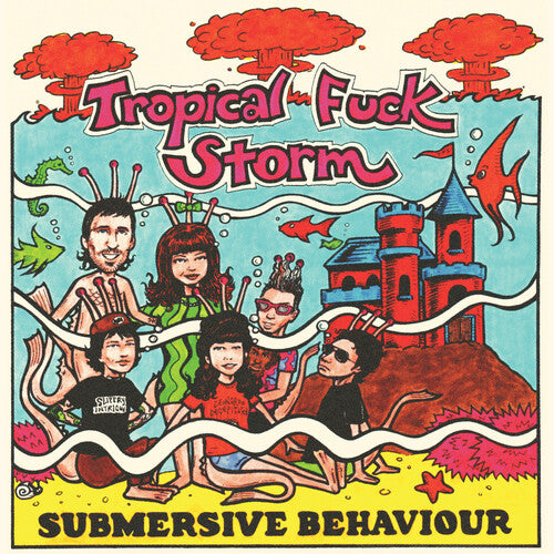 Tropical Fuck Storm - Tropical Fuck Storm - Submersive Behaviour - Clear/aqua Blue Smoke