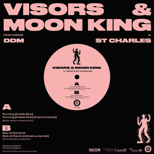 Visors & Moon King - Visors & Moon King - Turning (inside Out) B/w Out Of Control