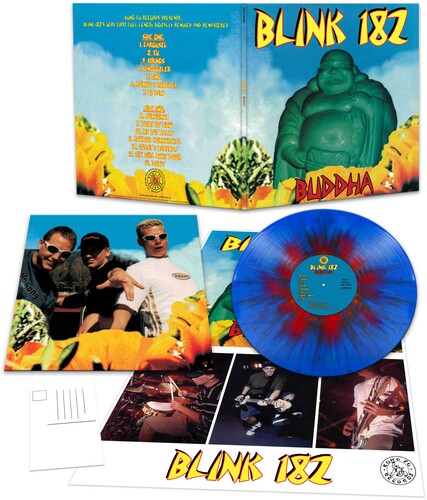 blink-182 - blink-182 - Buddha [Blue/Red Splatter]