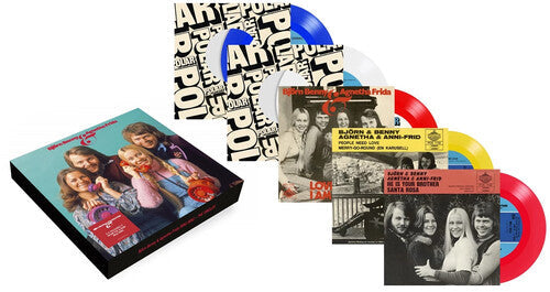 ABBA - Ring Ring: (50th Anniversary Edition) [5 Color Disc Box Set – Transparent Red, Transparent Yellow, White, Blue & Red]