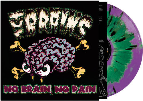 The Brains - The Brains - No Brain No Pain - Green/purple Haze Splatter