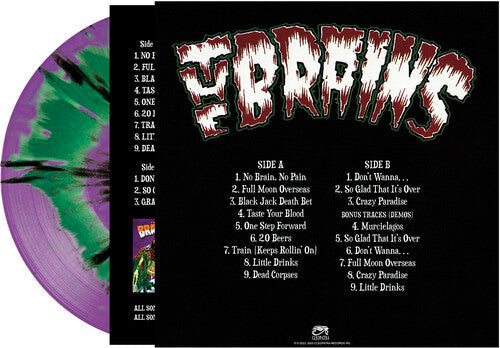 The Brains - The Brains - No Brain No Pain - Green/purple Haze Splatter