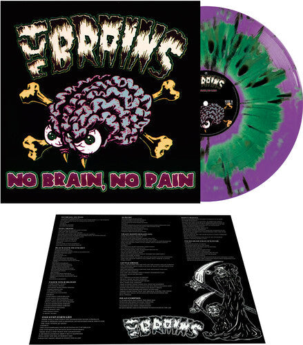 The Brains - The Brains - No Brain No Pain - Green/purple Haze Splatter