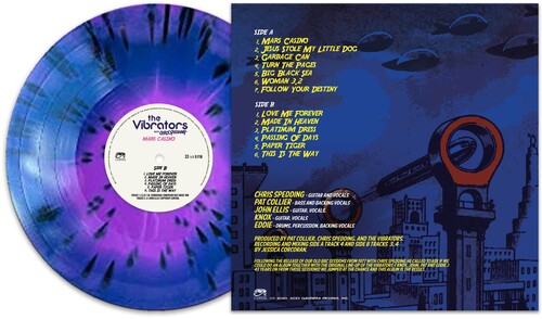 The Vibrators - The Vibrators - Mars Casino - Purple/blue Haze Splatter