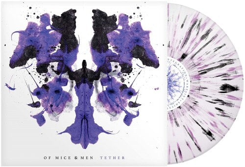 Of Mice & Men - Of Mice & Men - Tether - White Purple Black Splatter