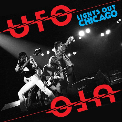 UFO - UFO - LIGHTS OUT IN CHICAGO - RED/BLACK SPLATTER
