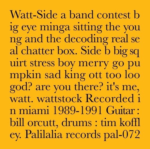 Watt - Watt - Recorded in Miami 1989-1991