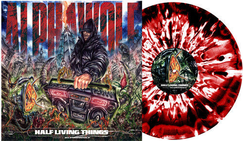 Alpha Wolf - Alpha Wolf - Half Living Things - Red Black & White Corona