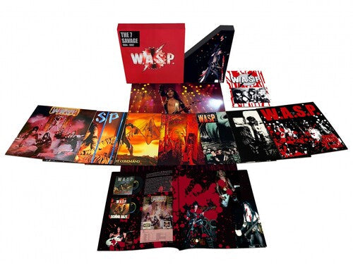 W.A.S.P. - W.A.S.P. - 7 Savage - Second Edition - 8LP Box, 60 Page Book, Poster