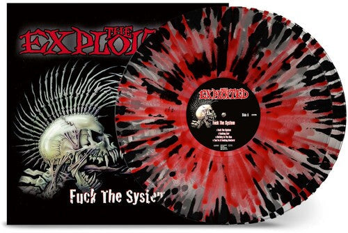 The Exploited - The Exploited - Fuck the System [2LP Clear W Red & Black Splatter]