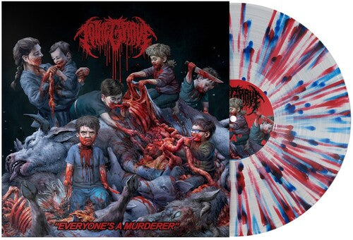 To the Grave - To the Grave - Everyone's A Murderer [White, Red, Blue & Black Splatter]