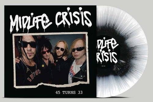 Midlife Crisis - Midlife Crisis - 45 Turns 33 [Black/White Splatter]