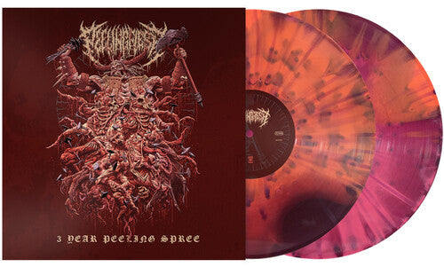 Peelingflesh - Peelingflesh - 3 Year Peeling Spree [2LP Orange & Pink Splatter]