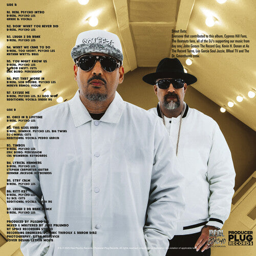 B-Real & Psycho Les - B-Real & Psycho Les - Real Psycho - Black Vinyl