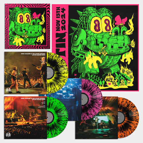 King Gizzard and the Lizard Wizard - King Gizzard and the Lizard Wizard - King Gizzard: Live in Austin '24 (4LP Neon Splatter Box Set)