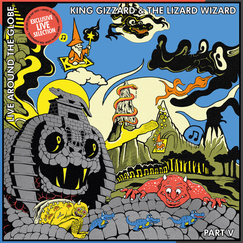 King Gizzard and the Lizard Wizard - King Gizzard and the Lizard Wizard - Live Around The Globe: Part V [Red & White Marble]