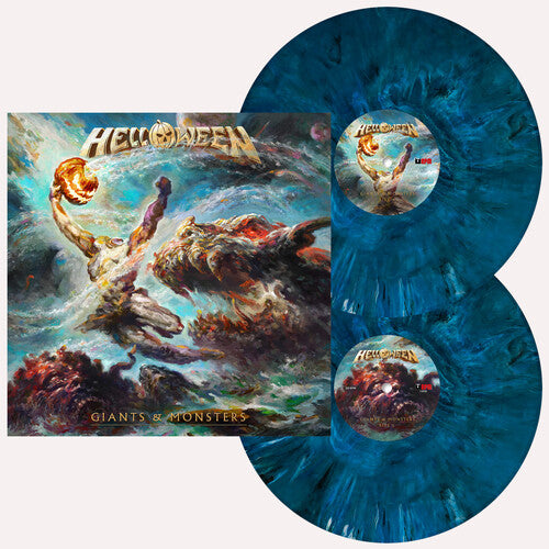 Helloween - Helloween - Giants & Monsters (Pumpkin Etching & Booklet) [2LP Ocean Blue Marble]