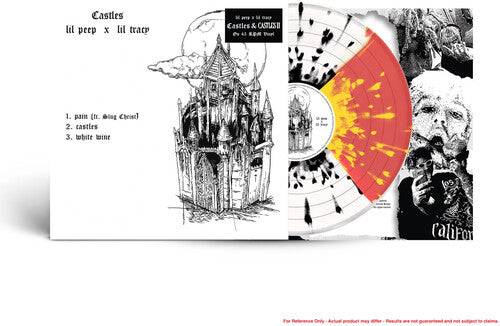Lil Peep - Lil Peep - Castles I & II [White/Black/Red & Yellow Splatter]
