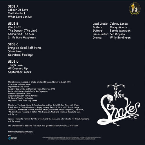 The Snakes - The Snakes - Once Bitten...[2LP]