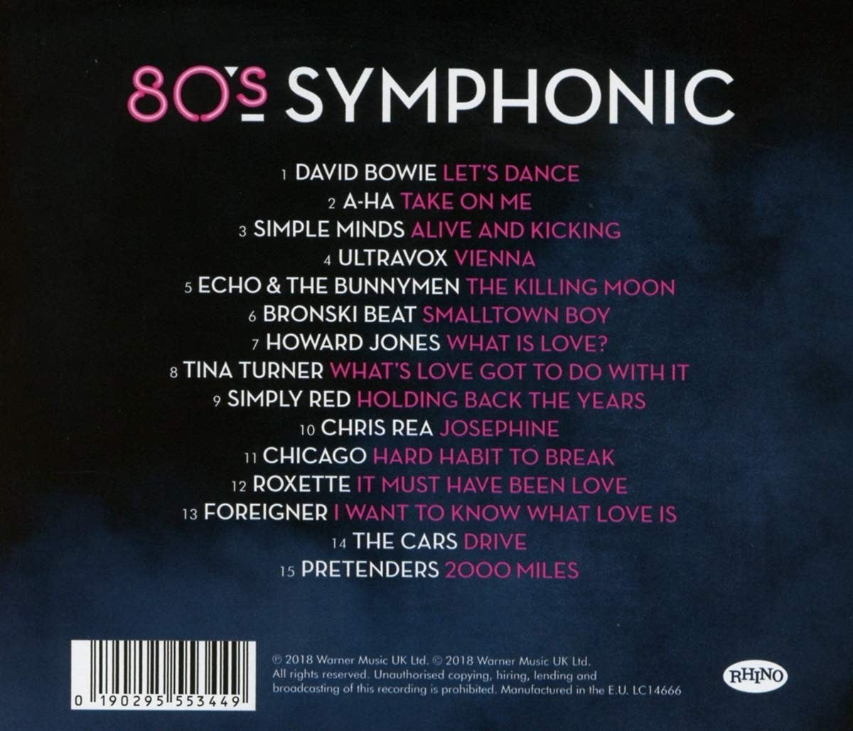 80s Symphonic - 80s Originals Combined With New Orchestral Arrangements (CD)