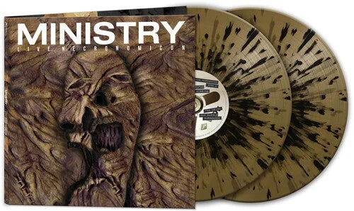 Ministry - Ministry - Live Necronomicon - Black/gold Splatter