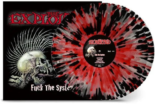 The Exploited - The Exploited - Fuck the System [2LP Clear W Red & Black Splatter]
