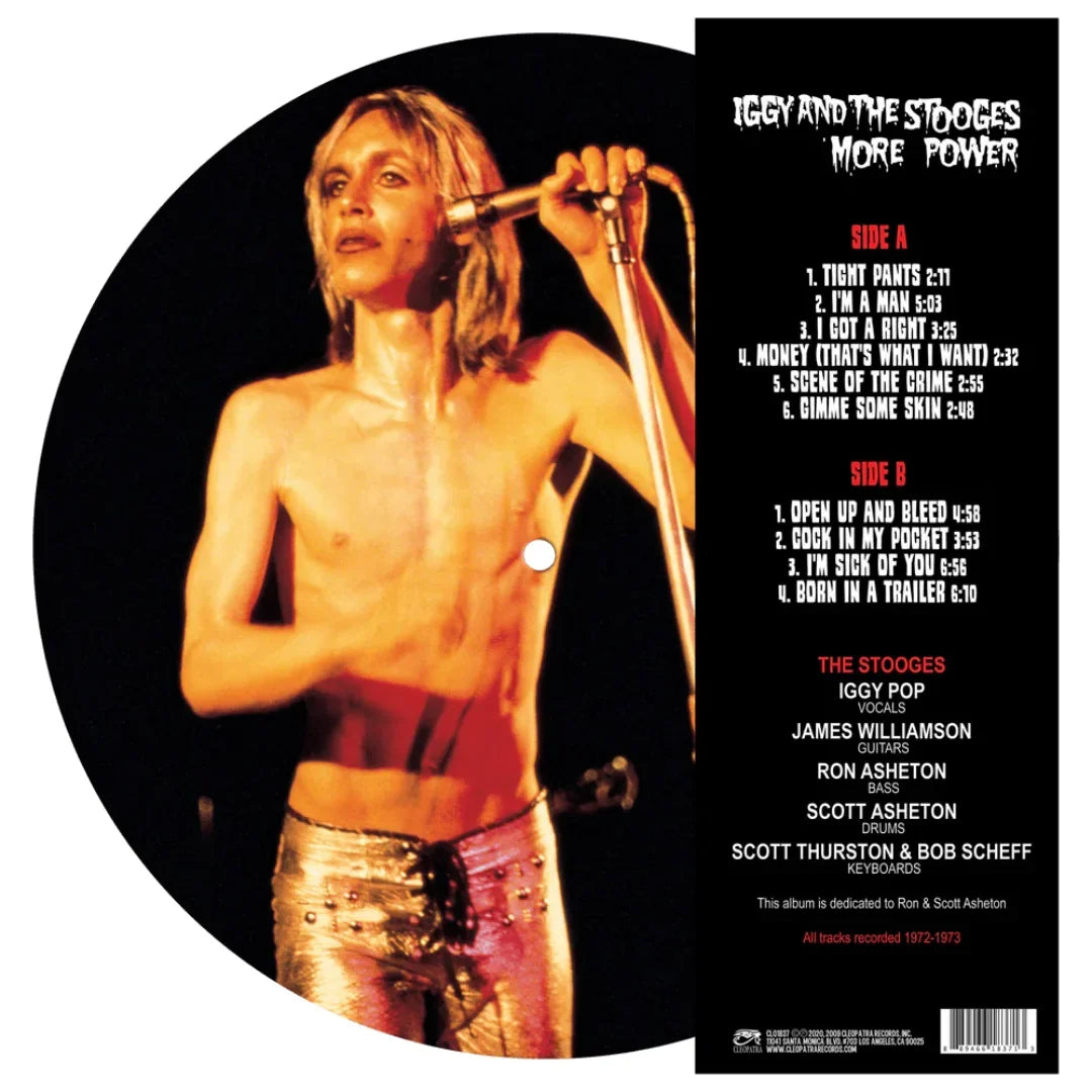 Iggy & The Stooges - Iggy & The Stooges - More Power [Picture Disc]