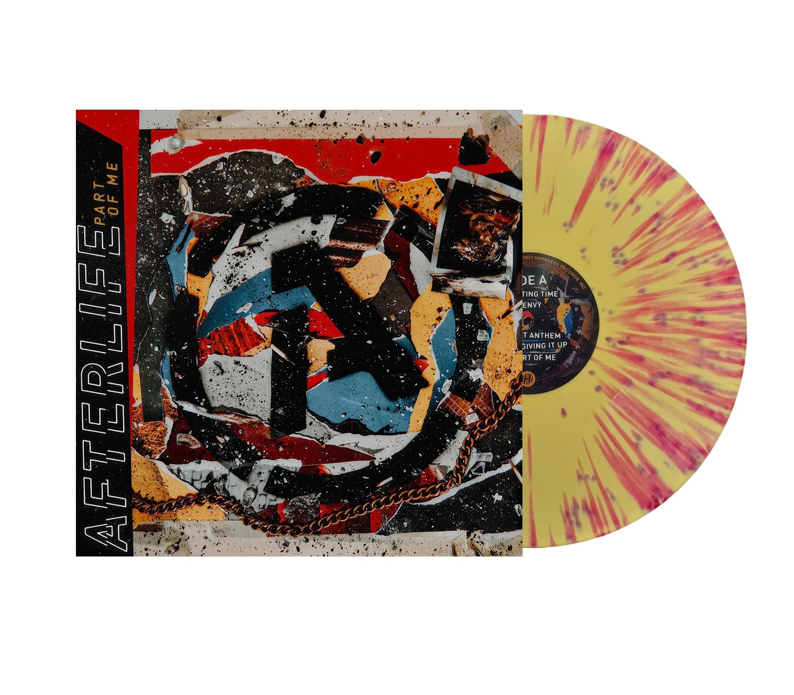 Afterlife - Part Of Me [Yellow & Red Splatter]