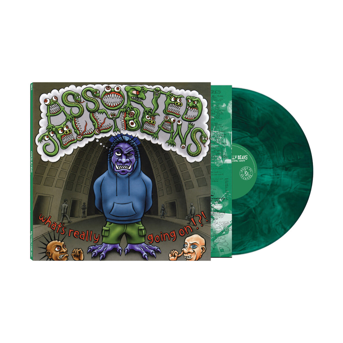 Assorted Jelly Beans – What's Really Going On? (Green / Black Marble LP Vinyl)