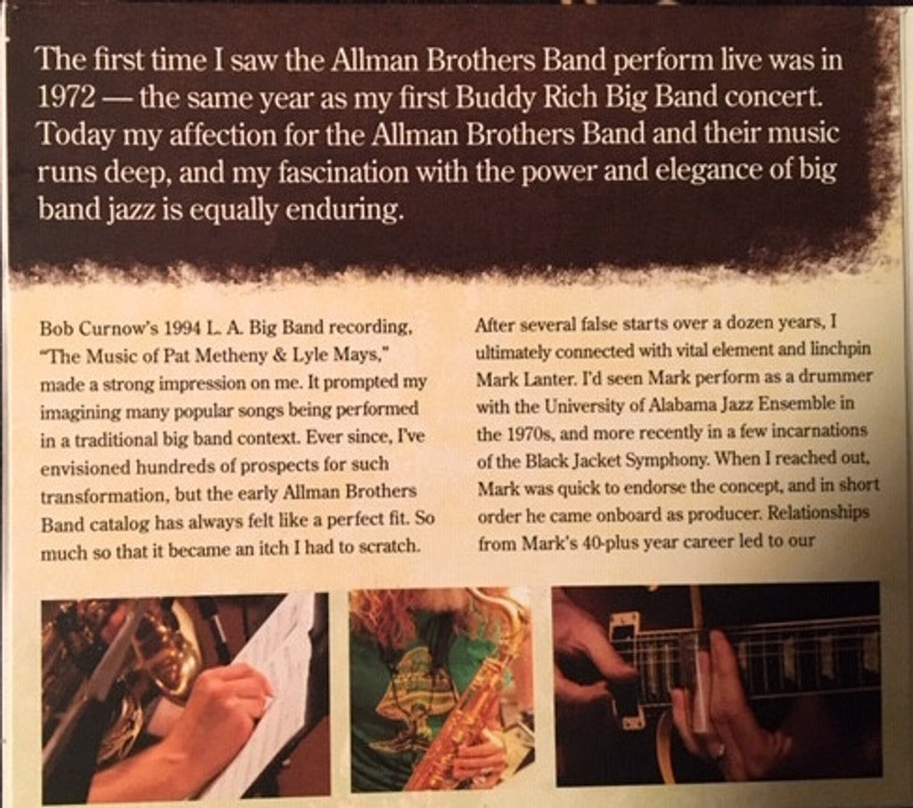 Big Band of Brothers – Jazz Celebration Of The Allman Brothers Band (CD)