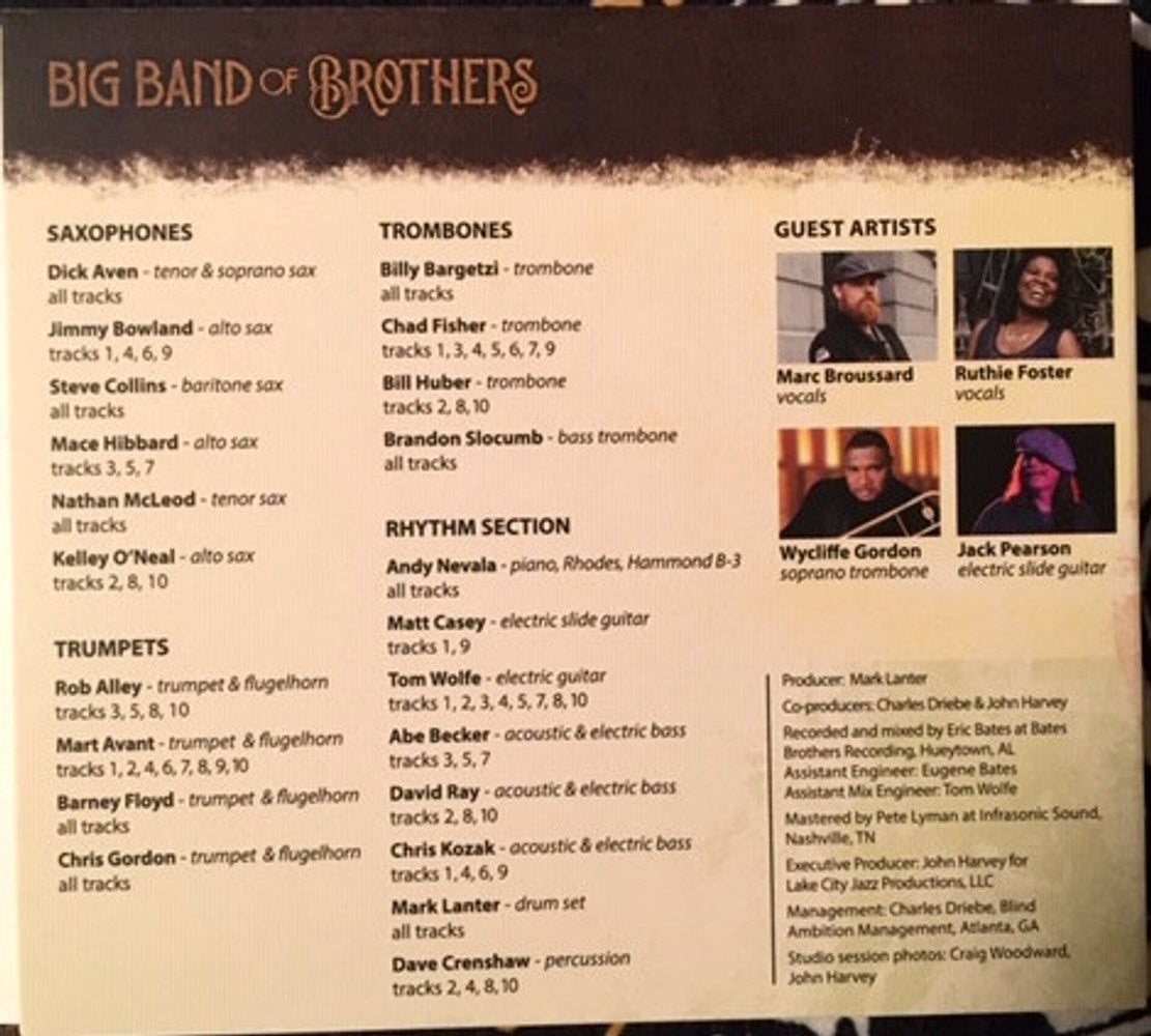 Big Band of Brothers – Jazz Celebration Of The Allman Brothers Band (CD)