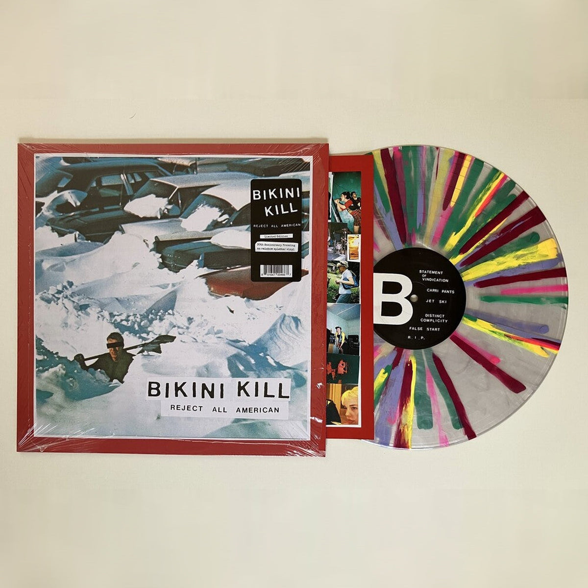 Bikini Kill – Reject All American (Rainbow Splatter LP Vinyl)